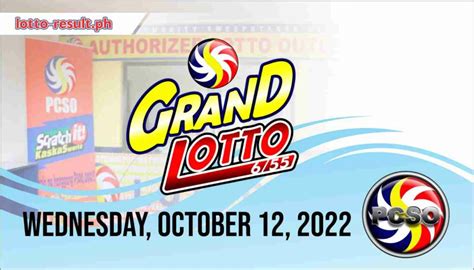 PCSO Results Oct 12, 2022, Wednesday .